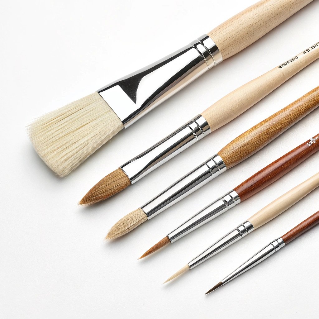 Artist Painting Brushes